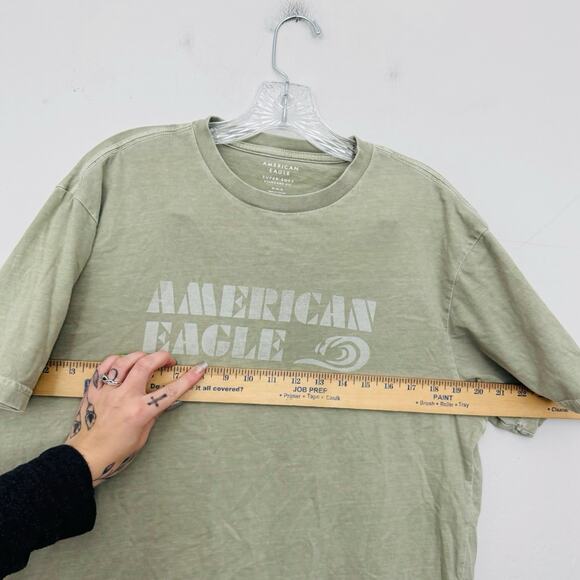 American Eagle Super Soft Standard For Green Short Sleeve Tee Men’s Size M - Picture 4 of 7